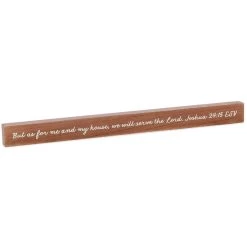 Hallmark As For Me And My House Scripture Quote Sign, 23.5x2