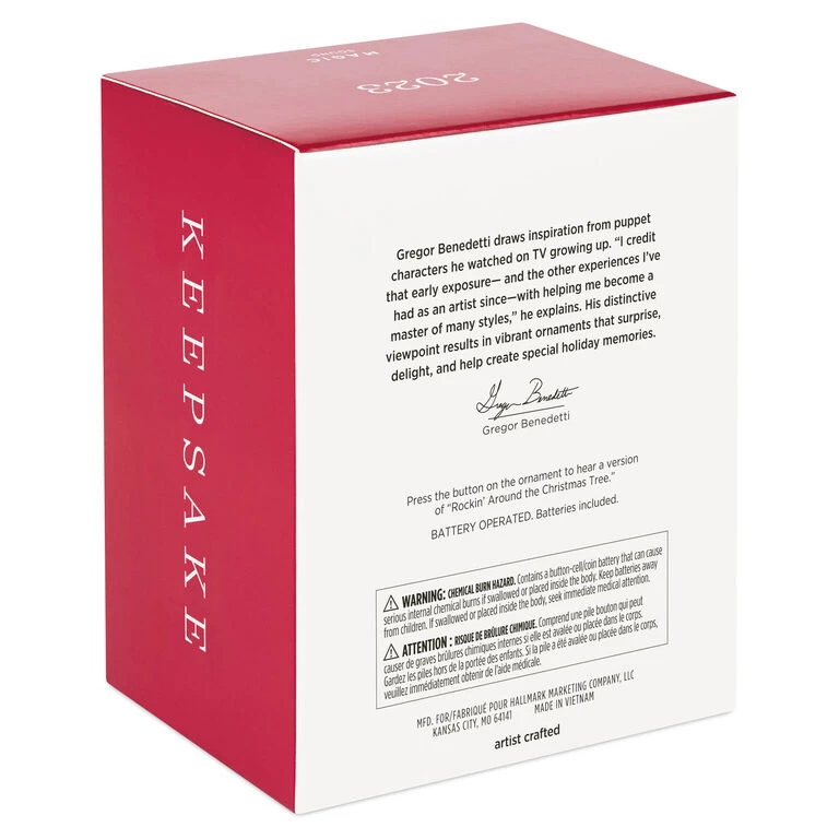 Hallmark Guacin' Around The Christmas Tree Ornament With Sound - Image 5