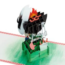 Hallmark BBQ Grill 3D Pop-Up Father's Day Card For Dad