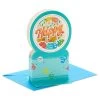 Hallmark All The Happiness Snow Globe Musical 3D Birthday Card With Motion