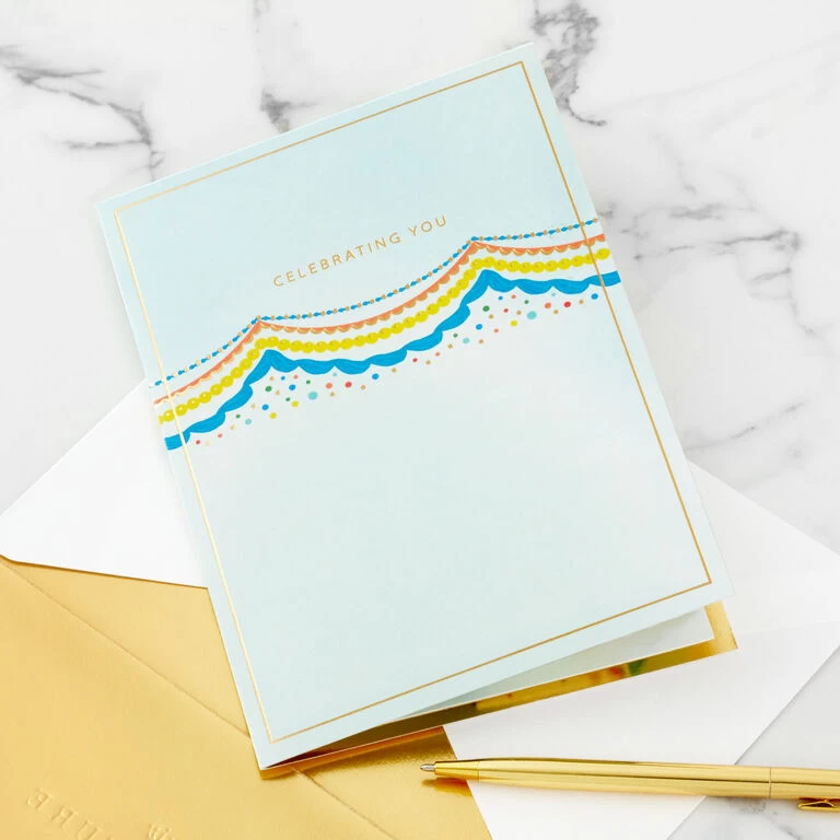 Hallmark Celebrating You Cake 3D Pop-Up Birthday Card - Image 7