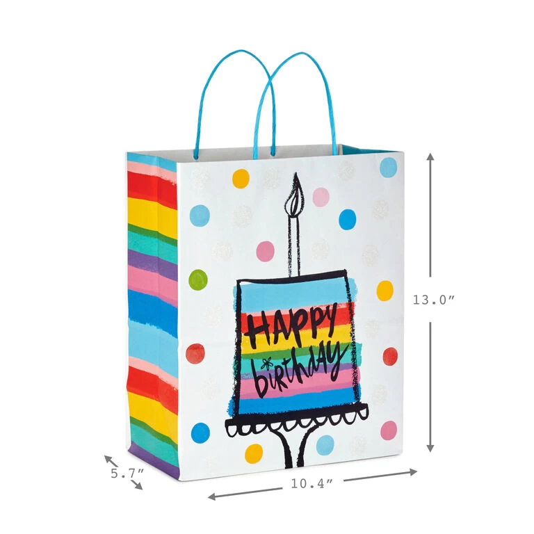 Hallmark Birthday Cheer 8-Pack Assorted Gift Bags - Image 3