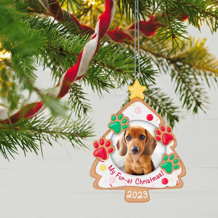 Hallmark My Fur-st Christmas 2023 Photo Frame Ornament - Image 2