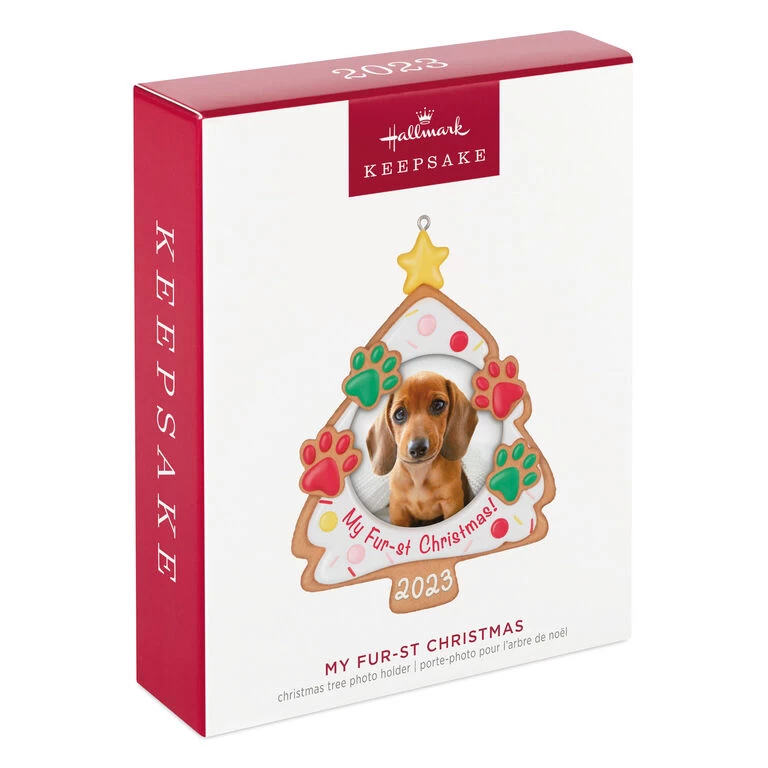 Hallmark My Fur-st Christmas 2023 Photo Frame Ornament - Image 4