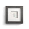 Demdaco Sea Glass Cross Wall Art, 6x6