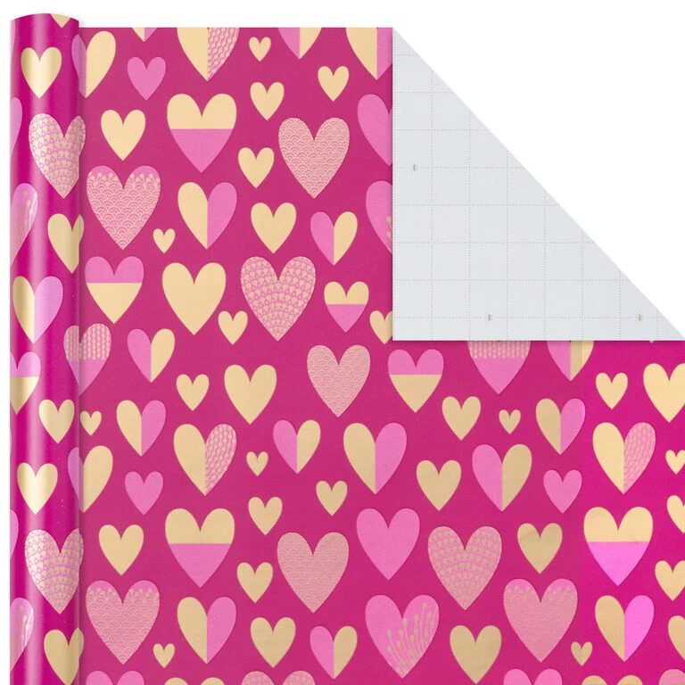 Hallmark Gold And Jewel Tones 3-Pack Wrapping Paper, 105 Sq. Ft. Total - Image 4