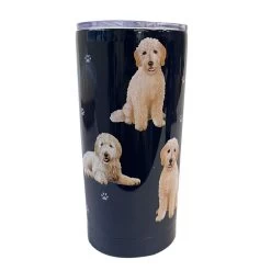 E&S Pets Goldendoodle Stainless Steel Tumbler, 20 Oz.