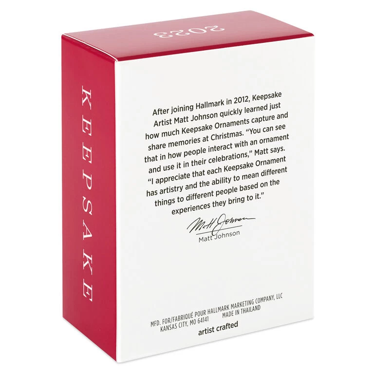 Hallmark Grandson Christmas Sweater 2023 Ornament - Image 5