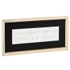Hallmark Family Size Happiness Framed Quote Sign, 14x7