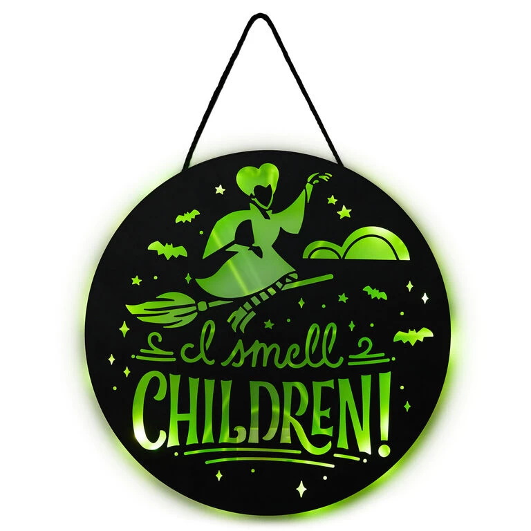 Hallmark Disney Hocus Pocus I Smell Children Porch Decor With Light - Image 3