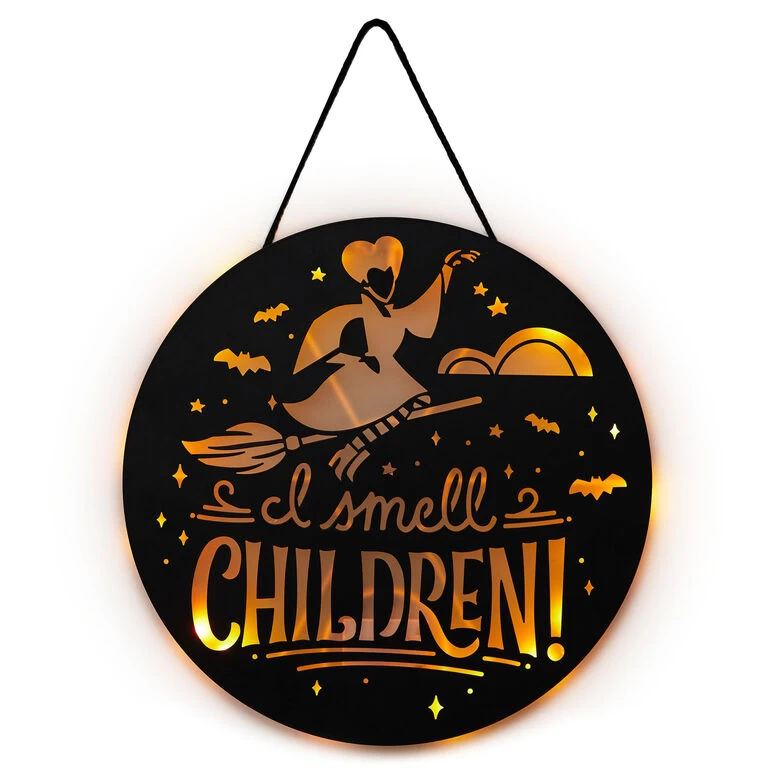 Hallmark Disney Hocus Pocus I Smell Children Porch Decor With Light - Image 4