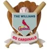 MLB Baseball Personalized Ornament, Cardinals™