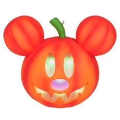 Hallmark Disney Mickey Mouse Mysterious Mickey Jack-o'-Lantern Ornament With Light