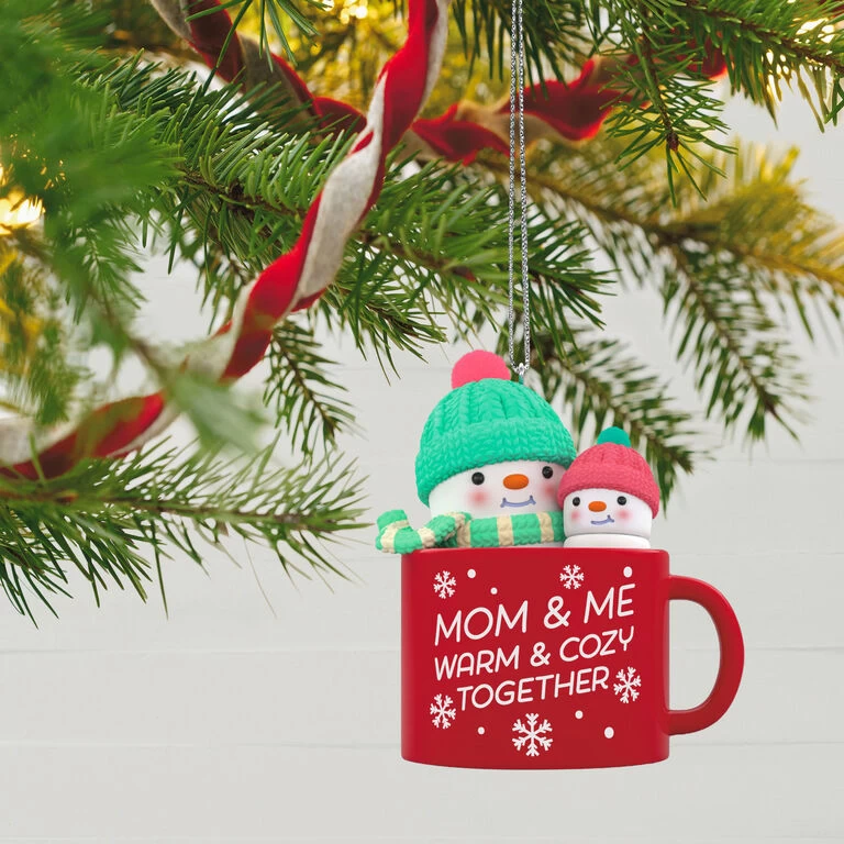 Hallmark Mom & Me Hot Cocoa Mug 2023 Ornament - Image 2