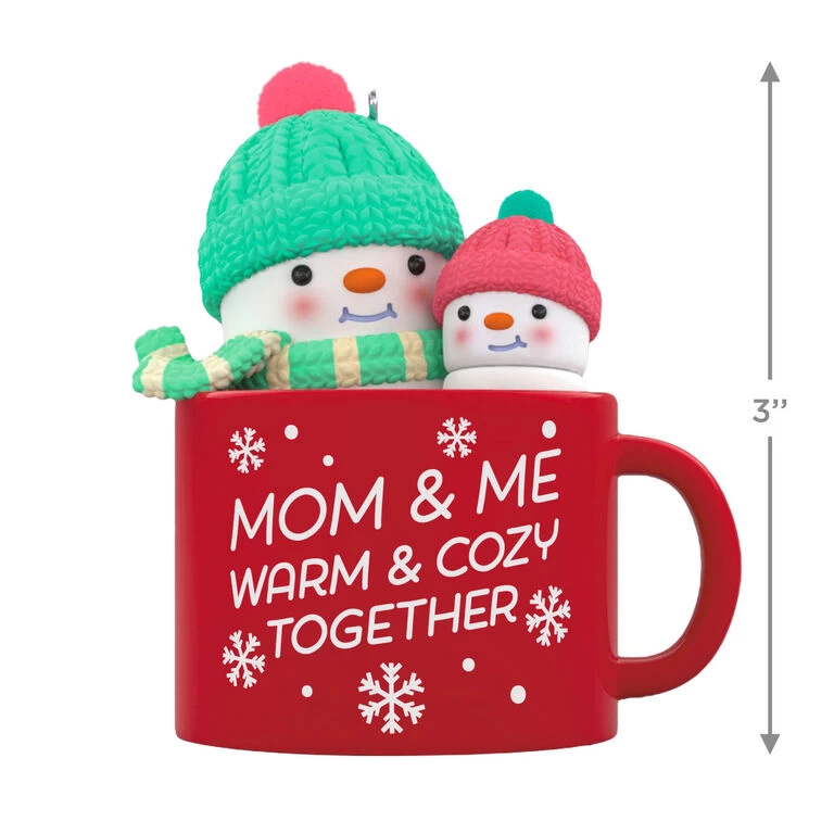 Hallmark Mom & Me Hot Cocoa Mug 2023 Ornament - Image 3