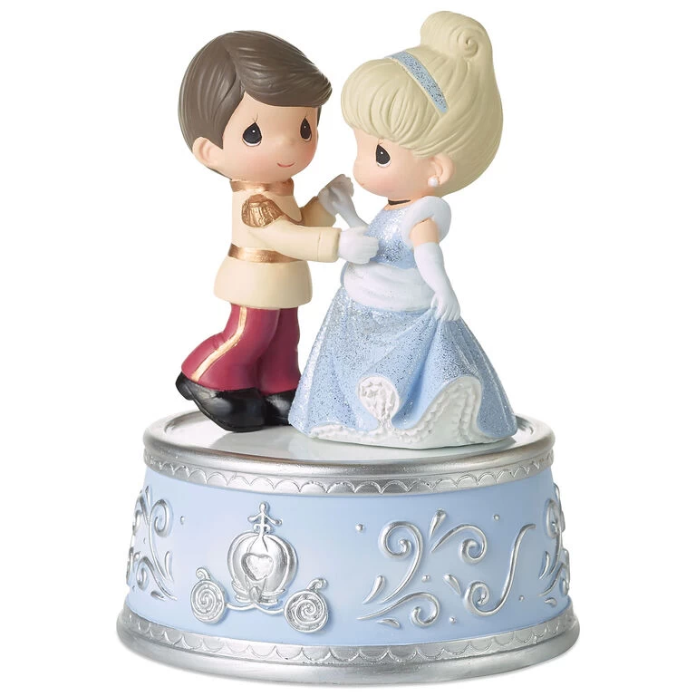Precious Moments Disney Cinderella And Prince Charming Musical Figurine, 5.4" - Image 2