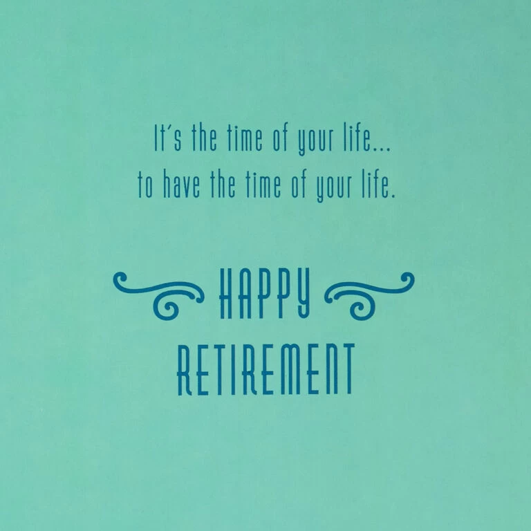 Hallmark 16" Retired And Admired Jumbo Retirement Card With Banner - Image 2