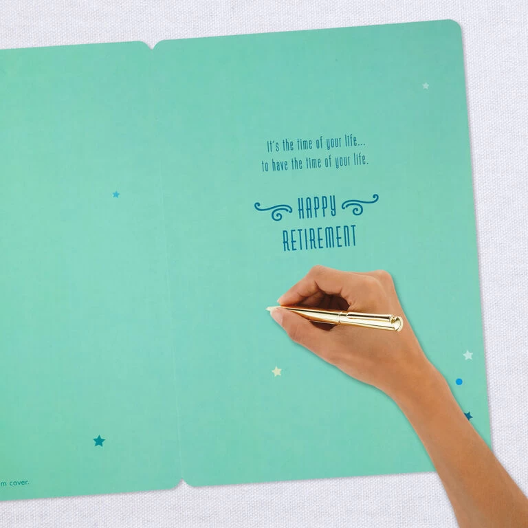 Hallmark 16" Retired And Admired Jumbo Retirement Card With Banner - Image 6