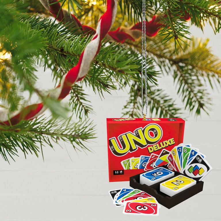 Hallmark Mattel UNO™ Family Game Night® Ornament - Image 2