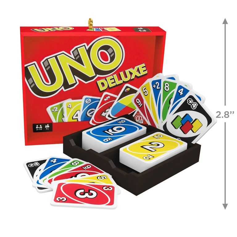 Hallmark Mattel UNO™ Family Game Night® Ornament - Image 3