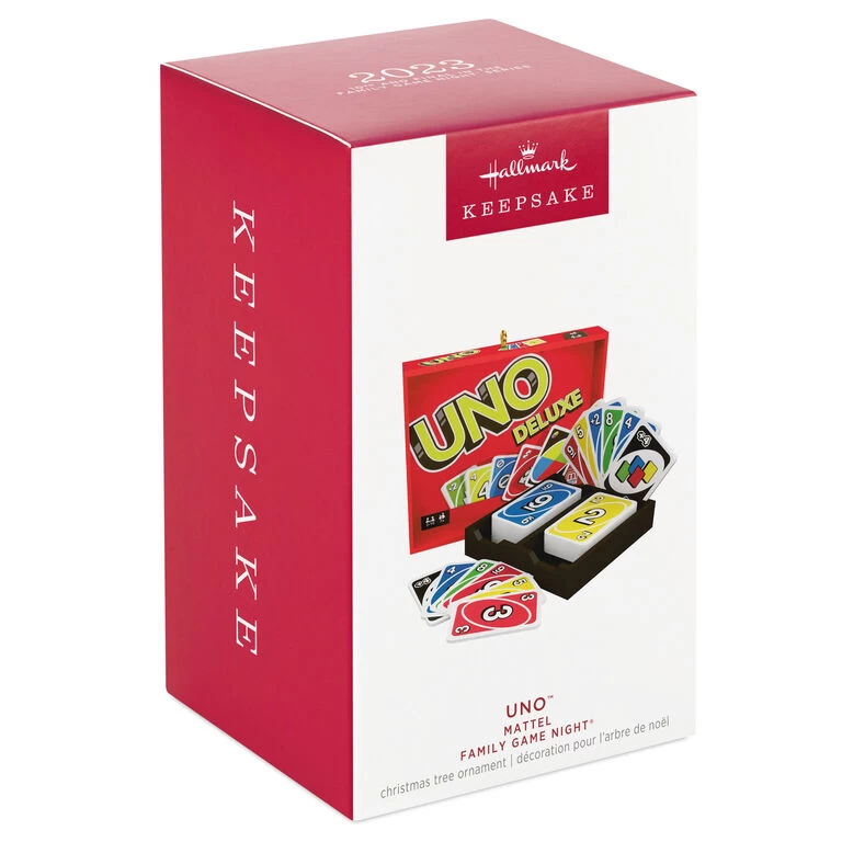 Hallmark Mattel UNO™ Family Game Night® Ornament - Image 4