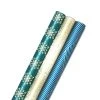 Hallmark Winter Glow 3-Pack Christmas Wrapping Paper Assortment, 80 Sq. Ft.