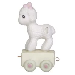 Precious Moments Happy Birthday Little Lamb Figurine, Age 1